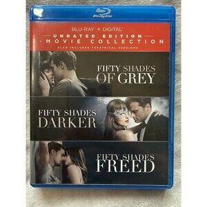 Fifty Shades Of Grey Darker Freed Trilogy Theatrical + Unrated Edition Blu-ray